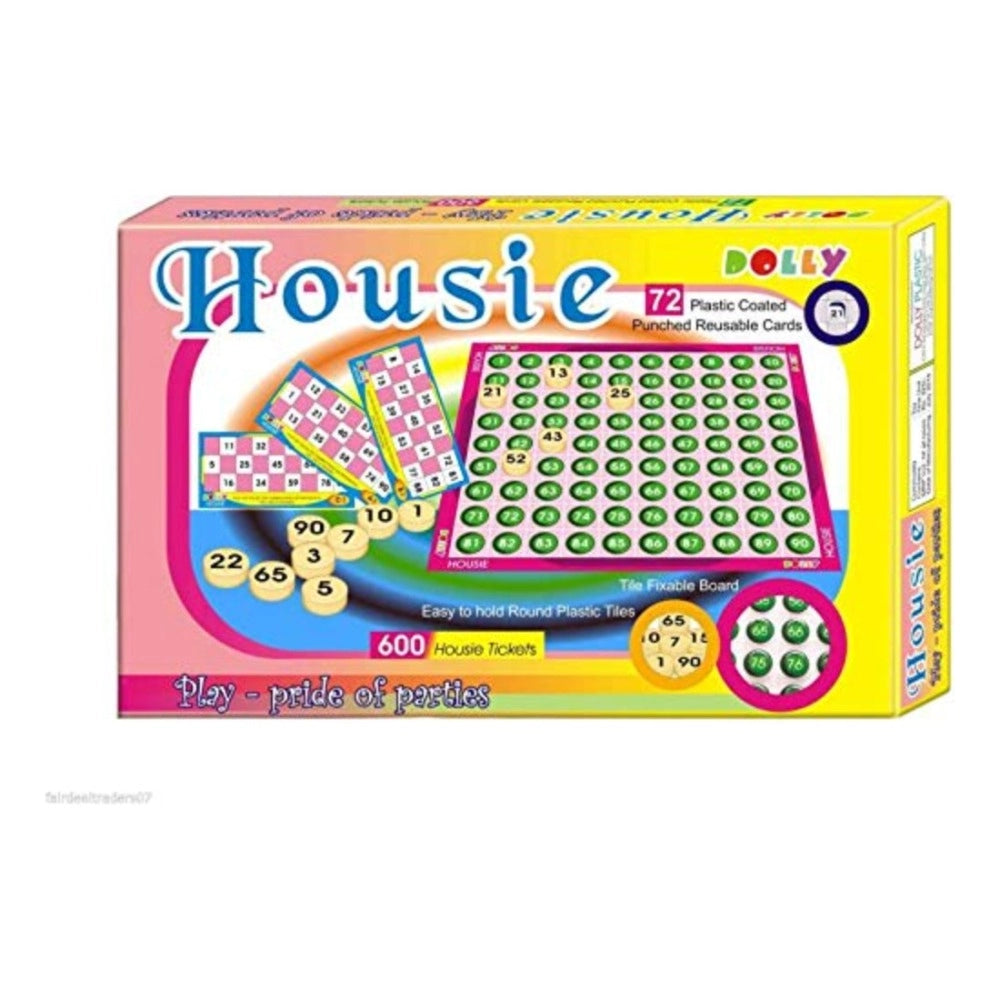 Housie Play-Pride Of Parties | Paper, Plastic Toys | Board Games | 5+ Years