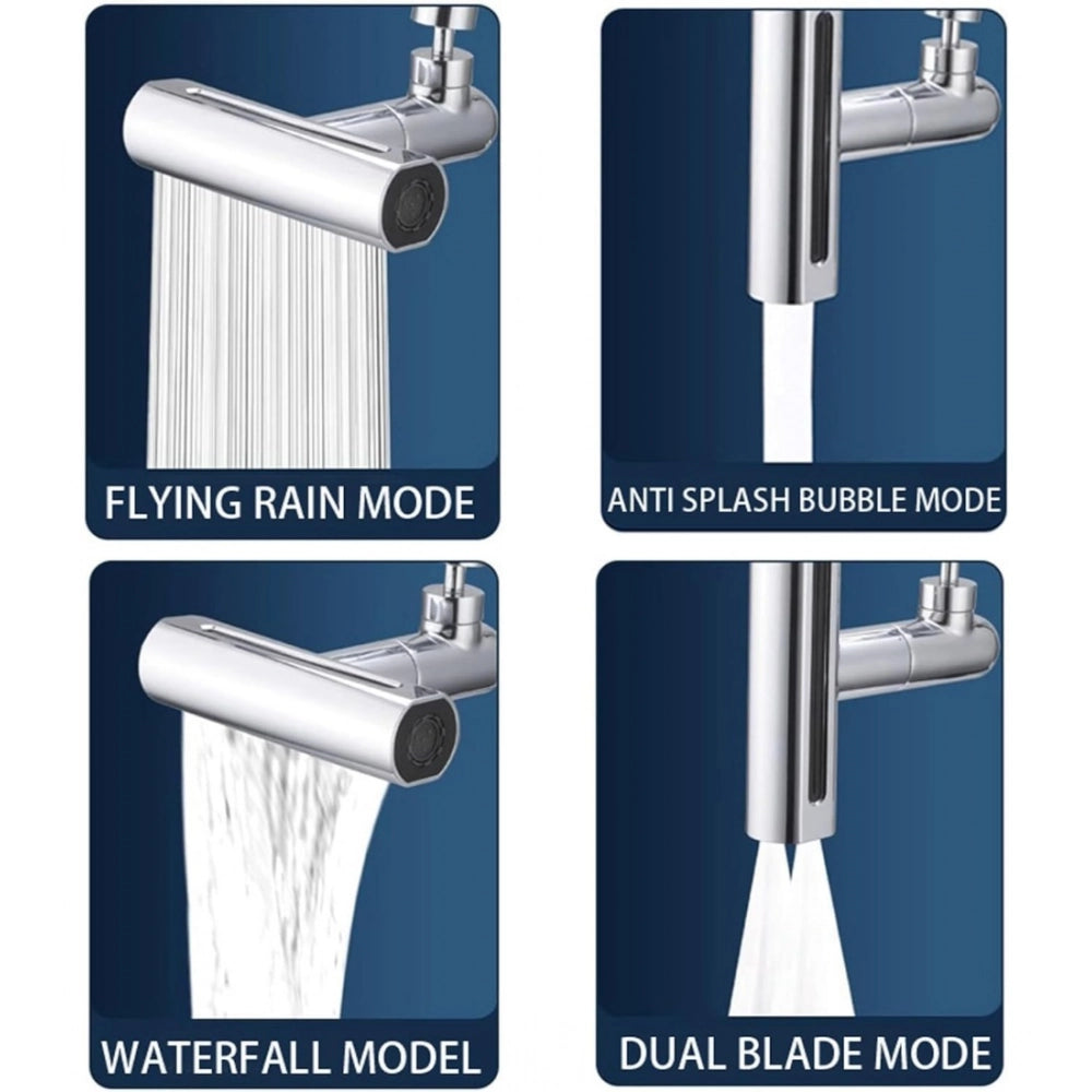 Generic Plastic Faucet Waterfall Kitchen Tap Anti Splashing (Silver)