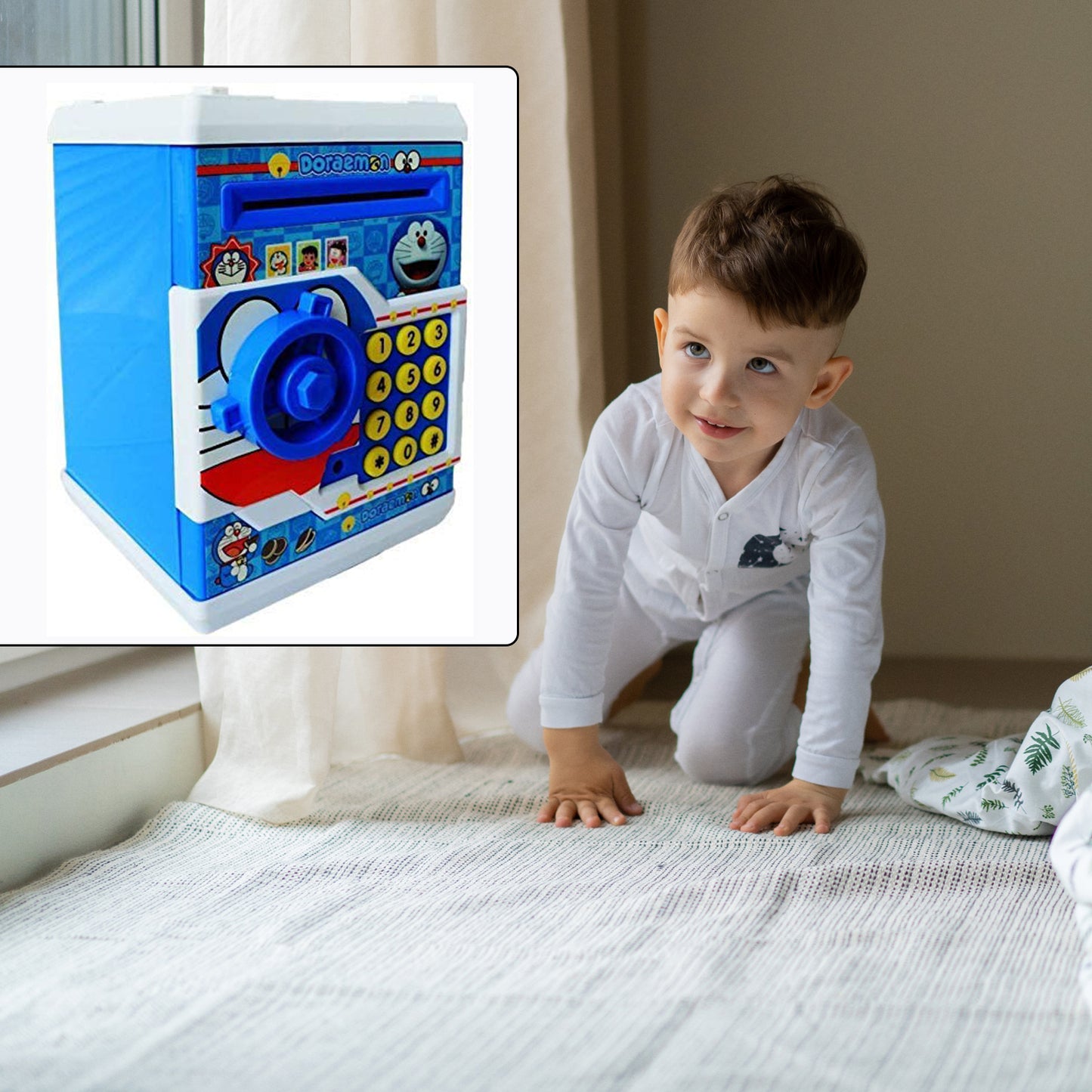 Money Safe Atm Kids Piggy Savings Bank With Electronic Lock Piggy Bank Atm With Password Cartoon Piggy Bank For Kids