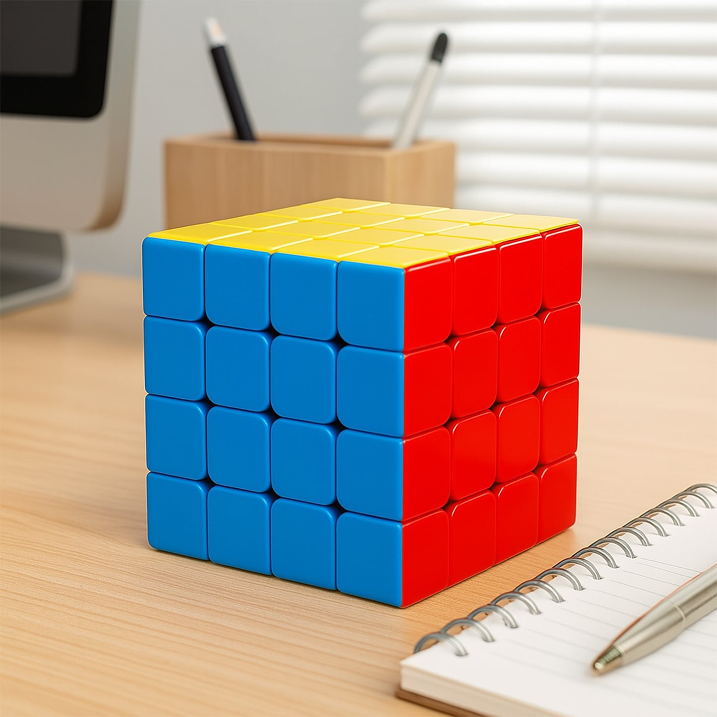 4x4 Magic Speed Cube Puzzle For Kids Adults (1 Pc)