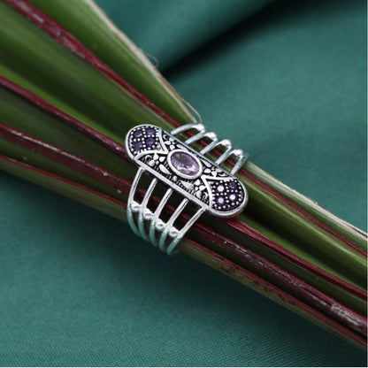 Generic Women's Multi Color Assorted Design Adjustable Toe Rings Combo Of 2 Pairs