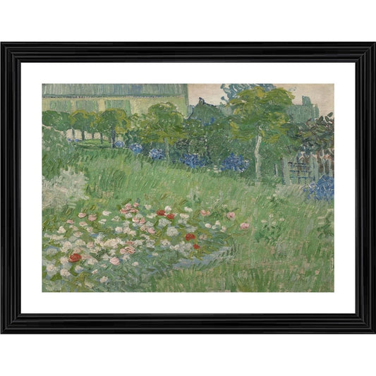 Generic Daubignys Garden 1890 Painting With Wood Photo Frame (Multicolor)