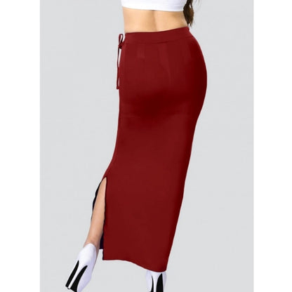 Dermawear Women's 4D Stretch Saree Shapewear (Maroon)
