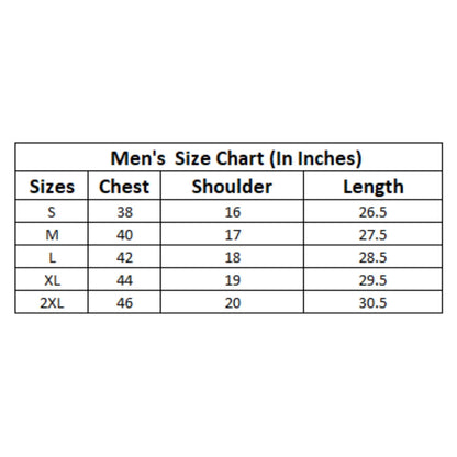 Generic Men's Casual Cotton Printed Round Neck Full Sleeve T-Shirt (Blue)