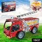 Metal Diy Fire Truck Building Blocks For Kids (Fire Truck  292pcs Of Truck Tool  1 Set)